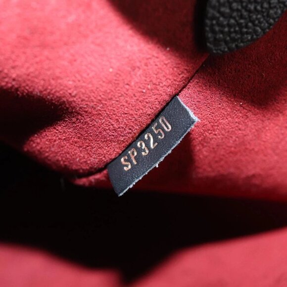 LOUIS VUITTON Monogram Empreinte Neo Noe Bag Black Beige M45497 LV Auth 81142SA - Picture 10 of 16